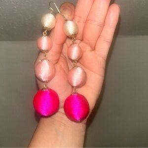 Elegant Pink Ombre Earrings
